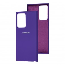 Чехол для Samsung Galaxy Note 20 Ultra (N986) Silicone Full фиолетовый / purple