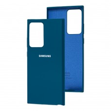 Чехол для Samsung Galaxy Note 20 Ultra (N986) Silicone Full синий / cosmos blue