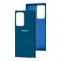 Чохол для Samsung Galaxy Note 20 Ultra (N986) Silicone Full синій / cosmos blue
