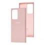 Чохол для Samsung Galaxy Note 20 Ultra (N986) Silicone Full рожевий / pink sand
