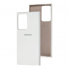 Чехол для Samsung Galaxy Note 20 Ultra (N986) Silicone Full белый