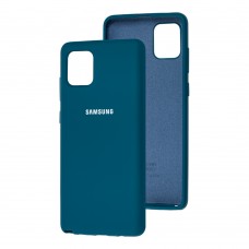 Чехол для Samsung Galaxy Note 10 Lite (N770) Silicone Full синий / cosmos blue