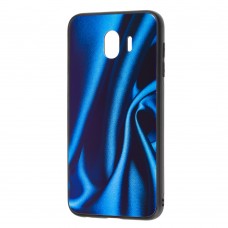 Чехол для Samsung Galaxy J4 2018 (J400) Fantasy синий шелк