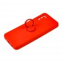 Чехол для Samsung Galaxy A03s (A037) WAVE Color Ring красный