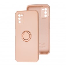 Чехол для Samsung Galaxy A03s (A037) WAVE Color Ring pink sand