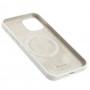 Чехол для iPhone 12 / 12 Pro MagSafe Silicone Full Size white