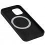 Чохол для iPhone 12 mini MagSafe Silicone Full Size чорний