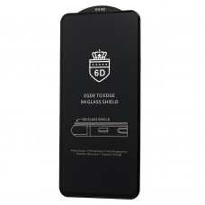 Защитное стекло 6D для Samsung Galaxy A51 (A515) OG Crown черное (OEM)