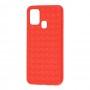 Чехол для Samsung Galaxy M31 (M315) Weaving case красный