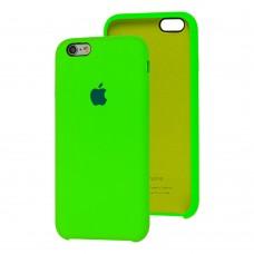 Чохол Silicone для iPhone 6 / 6s case shine green