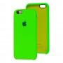 Чохол Silicone для iPhone 6 / 6s case shine green