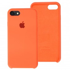 Чехол Silicone для iPhone 7 / 8 / SE20 case светло оранжевый  