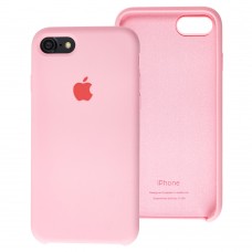 Чехол Silicone для iPhone 7 / 8 / SE20 case light pink 
