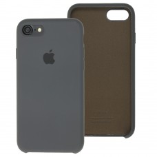 Чехол Silicone для iPhone 7 / 8 / SE20 case dark gray
