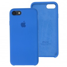 Чехол Silicone для iPhone 7 / 8 / SE20 case navy blue