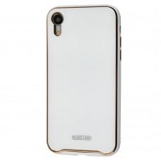 Чехол для iPhone Xr Glass Premium белый