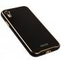 Чехол для iPhone Xr Glass Premium черный