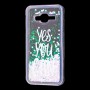 Чохол для Samsung Galaxy J3 2016 (J320) вода світло-рожевий "yes you can"