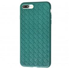 Чохол для iPhone 7 Plus / 8 Plus Weaving case зелений