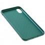 Чохол для iPhone Xs Max Weaving case зелений