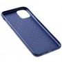 Чехол для iPhone 11 Pro Max Weaving case синий