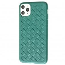 Чехол для iPhone 11 Pro Max Weaving case зеленый