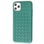 Чохол для iPhone 11 Pro Max Weaving case зелений