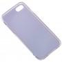 Чохол для iPhone 7/8 блискітки + popsocket світло фіолетовий