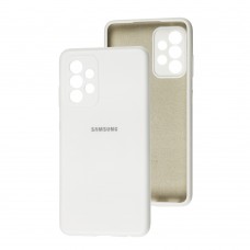 Чехол для Samsung Galaxy A52 Full camera белый