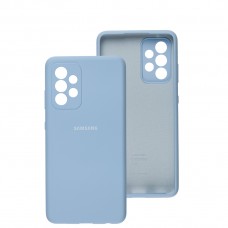 Чехол для Samsung Galaxy A52 Full camera голубой / lilac blue