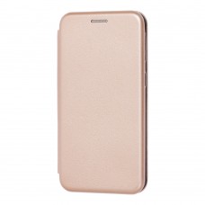 Чехол книжка Premium для Samsung Galaxy A40 (A405) золотистый
