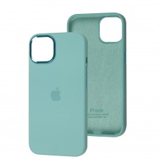 Чохол для iPhone 13 New silicone Metal Buttons ice blue