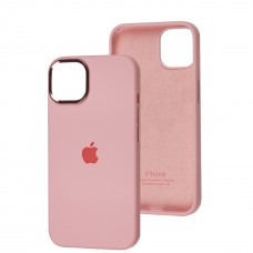Чохол для iPhone 13 New silicone Metal Buttons light pink