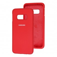 Чехол для Samsung Galaxy S10e (G970) Silicone Full темно-красный