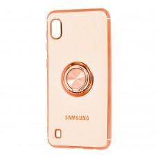 Чохол Samsung Galaxy A10 (A105) SoftRing рожевий пісок