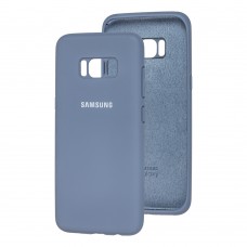 Чехол для Samsung Galaxy S8 (G950) Silicone Full лаванд серый