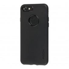 Чехол Rock для iPhone 7 / 8 с Лого soft матовый черный