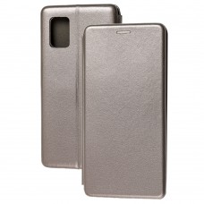 Чехол книжка Premium для Samsung Galaxy A31 (A315) серый
