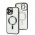 Чохол для iPhone 13 Pro Max Fibra Chrome MagSafe black