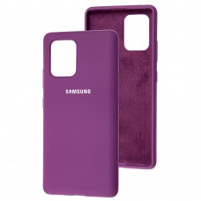 Чехол для Samsung Galaxy S10 Lite (G770) Silicone Full сиреневый