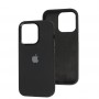 Чохол для iPhone 14 Pro New silicone Metal Buttons black