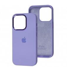 Чохол для iPhone 14 Pro New silicone Metal Buttons elegant purple