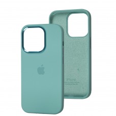 Чохол для iPhone 14 Pro New silicone Metal Buttons ice blue