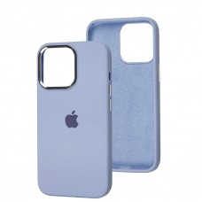 Чохол для iPhone 14 Pro New silicone Metal Buttons lilac