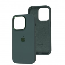 Чехол для iPhone 14 Pro New silicone case pine green