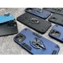 Чохол для Xiaomi Redmi 12C / 11A / Poco C55 Military Armor Ring black