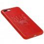 Чохол для iPhone 7 Plus / 8 Plus Kenzo leather червоний