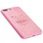 Чохол для iPhone 7 Plus / 8 Plus Kenzo leather рожевий