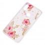 Чехол для Xiaomi Redmi Note 6 Pro Flowers Confetti "китайская роза"
