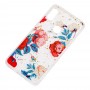 Чехол для Xiaomi Redmi Note 6 Pro Flowers Confetti "роза"
